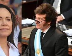 Partido de Corina agradece a Milei refúgio na embaixada argentina