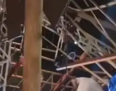 Estrutura desaba durante festa e deixa mais de 40 feridos em João Pessoa