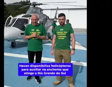 Hang disponibiliza helicópteros para auxiliar na enchente que atinge Rio Grande do Sul: Vídeo