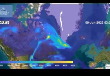 Fumaça de incêndios do Canadá chega na Noruega