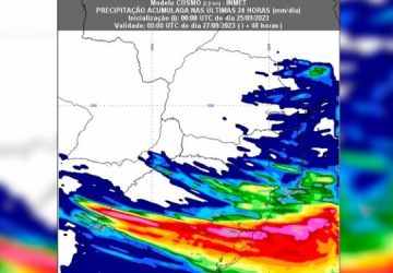 Frente fria traz chuva, temporais e granizo para Sul e Sudeste