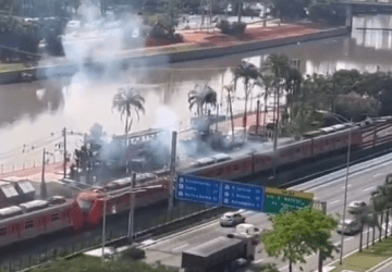 Falha elétrica na linha 9-Esmeralda agrava caos no transporte público de São Paulo