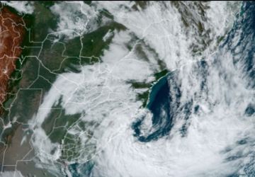 Ciclone extratropical na Argentina deve atingir o Rio Grande do Sul