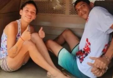 CE: Casal sorri e faz joinha para foto enquanto é preso com 30 quilos de droga