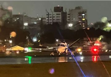 Aeroporto de Congonhas fecha por pneu furado de avião particular