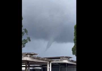 Possível formação de tornado chama atenção no interior da PB