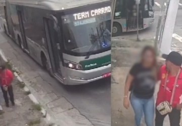 Vídeo mostra motorista e passageiros salvando mulher de tentativa de estupro em SP