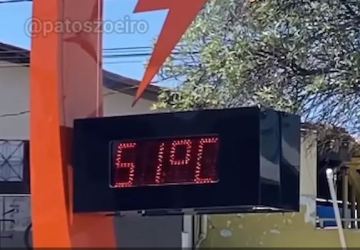 Será que tá calor?: Termômetro registra 51ºC em Patos