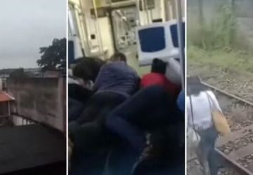 Tensão no RJ: passageiros se protegem no chão de trem durante tiroteio que deixou morto e feridos; VEJA VÍDEOS