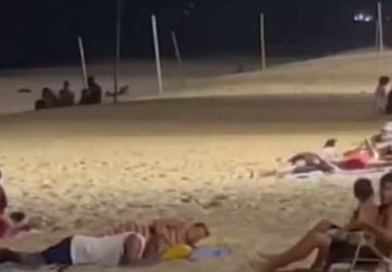 Moradores de Maricá-RJ dormem na praia em meio a forte calor e falta de energia; Vídeo