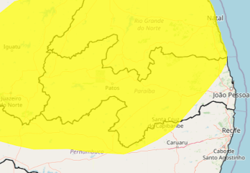 Inmet coloca mais de 200 municípios da Paraíba em alerta de chuvas intensas, nesta quarta (14)