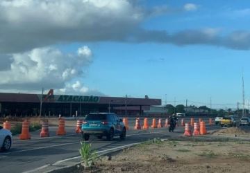 Motoristas devem redobrar atenção após mudança no desvio do viaduto de Água Fria