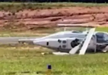 Helicóptero da Casa Militar com 4 Servidores cai pouco após decolagem
