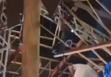 Estrutura desaba durante festa e deixa mais de 40 feridos em João Pessoa
