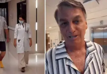 Bolsonaro grava vídeo no hospital e atualiza estado de saúde