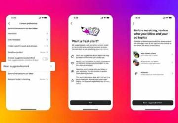 Instagram vai permitir reiniciar o algoritmo para esquecer suas informações