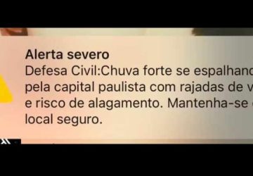 Cidade de SP entra em estado de atenção para alagamentos nesta sexta-feira; Defesa Civil emite alerta severo