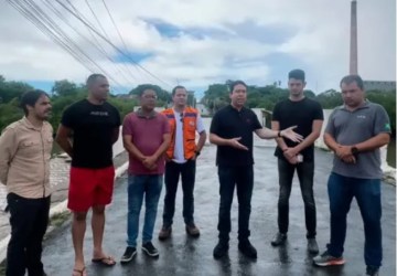 Deputado Felipe Leitão realiza vistoria na Ponte do Baralho em Bayeux e anuncia projeto de revitalização