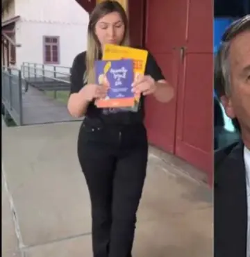 Em SC, prefeita joga fora livro denunciado por Jair Bolsonaro