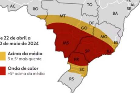 Onda de calor se estende e deve durar até segunda semana de maio