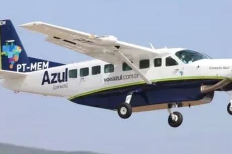 Avião voa em círculos por 40 minutos antes de pousar em Patos, no Sertão da PB