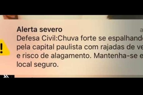 Cidade de SP entra em estado de atenção para alagamentos nesta sexta-feira; Defesa Civil emite alerta severo